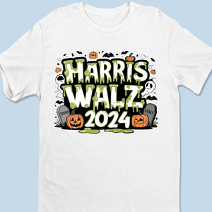 Harris Walz 2024 - Kamala Harris, US Elections Unisex T-shirt, Hoodie, Sweatshirt - Halloween Gift For Democracy Supporters