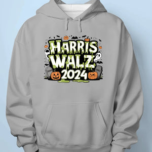 Harris Walz 2024 - Kamala Harris, US Elections Unisex T-shirt, Hoodie, Sweatshirt - Halloween Gift For Democracy Supporters