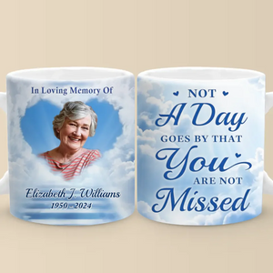 Custom Photo Your Spirit Lives On - Memorial Personalized Custom Mug - Sympathy Gift For Family Members