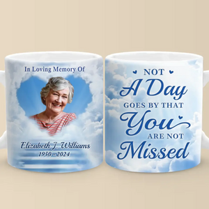 Custom Photo Your Spirit Lives On - Memorial Personalized Custom Mug - Sympathy Gift For Family Members