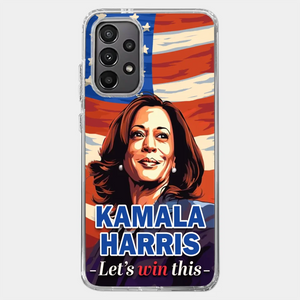 Kamala Harris, Let's Win This - America US Elections Clear Phone Case