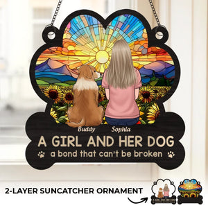 Your Wagging Tail Is Missed Every Day - Memorial Personalized Window Hanging Suncatcher Ornament - Sympathy Gift For Pet Owners, Pet Lovers