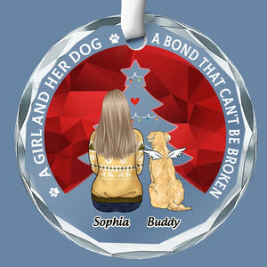 Feline Jolly This Christmas! - Dog Personalized Custom Circle Glass Ornament - Christmas Gift For Pet Owners, Pet Lovers