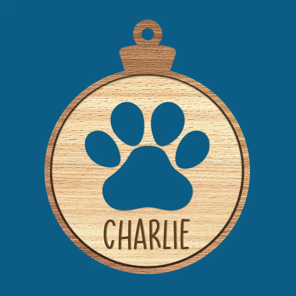 Paws And Joy Make The Perfect Christmas - Dog & Cat Personalized Custom Ornament - Wood Custom Shaped - Christmas Gift For Pet Owners, Pet Lovers