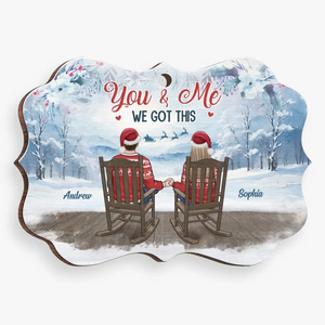 You Make Every Day Feel Like Christmas - Couple Personalized Custom Ornament - Wood, Acrylic Benelux Shaped - Christmas Gift For Husband Wife, Anniversary