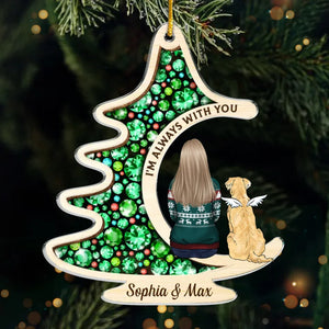 I'm Always With You - Memorial Personalized Custom Ornament - Acrylic Custom Shaped - Sympathy Gift, Christmas Gift For Pet Owners, Pet Lovers