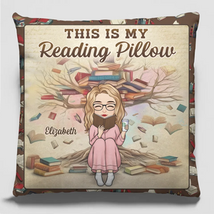 Reading Is Dreaming With Open Eyes - Personalized Custom Pillow - Gift For Book Lovers