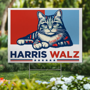 Harris For President, Better Tomorrow - America US Elections Yard Sign, Decoration Gift For Democrats