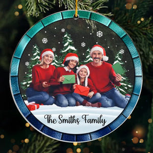 Custom Photo Home Is Where Your People Are - Family Personalized Custom Ornament - Acrylic Custom Shaped - Christmas Gift For Family Members