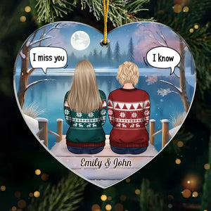 Your Presence Is Missed, Your Memory Treasured - Memorial Personalized Custom Ornament - Acrylic Custom Shaped - Sympathy Gift, Christmas Gift For Family Members