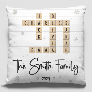 Finding Strength In The Bond Of Family - Family Personalized Custom Pillow - Christmas Gift For Family Members