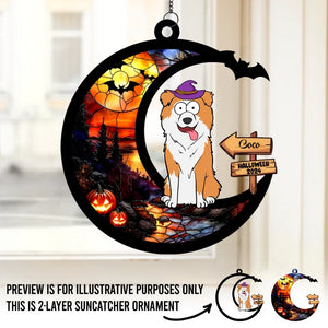 One Spooktacular Dog - Dog Personalized Window Hanging Suncatcher - Halloween Gift For Pet Owners, Pet Lovers