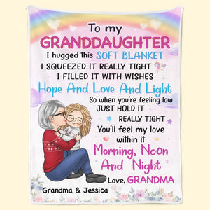 You'll Feel My Love Within It - Family Personalized Custom Blanket - Christmas Gift For Grandma, Grandkid