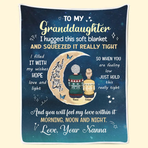 You Will Feel My Love - Family Personalized Custom Blanket - Christmas Gift For Mom, Daughter