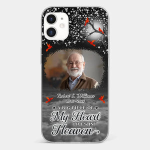 Custom Photo Your Love Will Always Be Here - Memorial Personalized Custom Clear Phone Case - Sympathy Gift For Family Members