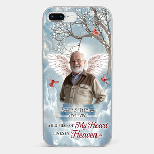 Custom Photo The Brave May Fall, But Never Yield - Memorial Personalized Custom Clear Phone Case - Sympathy Gift For Family Members