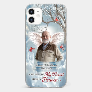 Custom Photo The Brave May Fall, But Never Yield - Memorial Personalized Custom Clear Phone Case - Sympathy Gift For Family Members