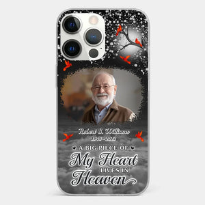 Custom Photo Your Love Will Always Be Here - Memorial Personalized Custom Clear Phone Case - Sympathy Gift For Family Members