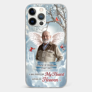 Custom Photo The Brave May Fall, But Never Yield - Memorial Personalized Custom Clear Phone Case - Sympathy Gift For Family Members