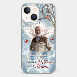 Custom Photo The Brave May Fall, But Never Yield - Memorial Personalized Custom Clear Phone Case - Sympathy Gift For Family Members