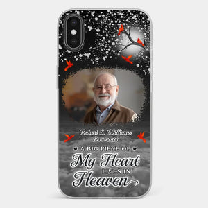 Custom Photo Your Love Will Always Be Here - Memorial Personalized Custom Clear Phone Case - Sympathy Gift For Family Members