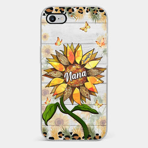 To The Wonderful Woman - Family Personalized Custom Clear Phone Case - Gift For Mom, Grandma