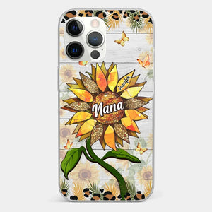 To The Wonderful Woman - Family Personalized Custom Clear Phone Case - Gift For Mom, Grandma