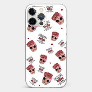 Custom Photo My Favorite People Call Me Grandma - Family Personalized Custom Clear Phone Case - Gift For Mom, Grandma