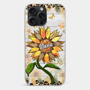 To The Wonderful Woman - Family Personalized Custom Clear Phone Case - Gift For Mom, Grandma