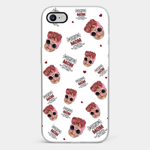 Custom Photo My Favorite People Call Me Grandma - Family Personalized Custom Clear Phone Case - Gift For Mom, Grandma