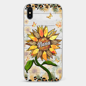 To The Wonderful Woman - Family Personalized Custom Clear Phone Case - Gift For Mom, Grandma