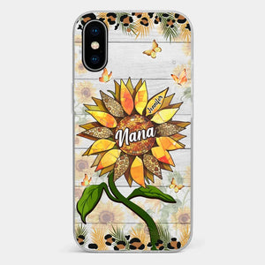 To The Wonderful Woman - Family Personalized Custom Clear Phone Case - Gift For Mom, Grandma