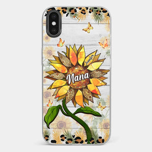 To The Wonderful Woman - Family Personalized Custom Clear Phone Case - Gift For Mom, Grandma