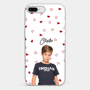 Custom Photo Love You So Much - Family Personalized Custom Clear Phone Case - Gift For Mom, Grandma