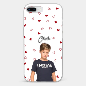 Custom Photo Love You So Much - Family Personalized Custom Clear Phone Case - Gift For Mom, Grandma