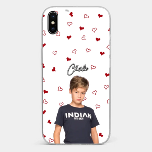 Custom Photo Love You So Much - Family Personalized Custom Clear Phone Case - Gift For Mom, Grandma