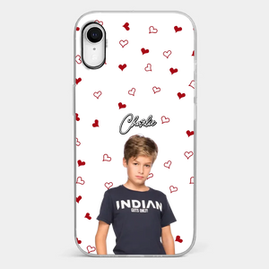 Custom Photo Love You So Much - Family Personalized Custom Clear Phone Case - Gift For Mom, Grandma