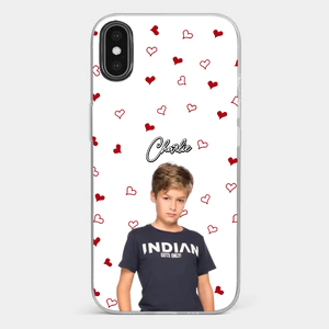 Custom Photo Love You So Much - Family Personalized Custom Clear Phone Case - Gift For Mom, Grandma