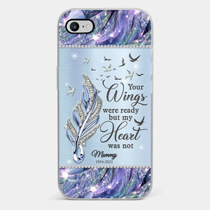 You'll Always Be In My Heart - Memorial Personalized Custom Clear Phone Case - Sympathy Gift For Family Members