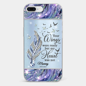 You'll Always Be In My Heart - Memorial Personalized Custom Clear Phone Case - Sympathy Gift For Family Members