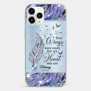 You'll Always Be In My Heart - Memorial Personalized Custom Clear Phone Case - Sympathy Gift For Family Members