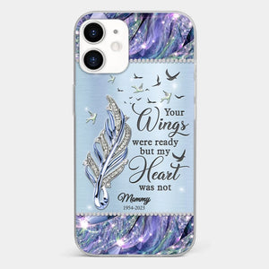 You'll Always Be In My Heart - Memorial Personalized Custom Clear Phone Case - Sympathy Gift For Family Members