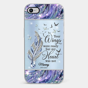 You'll Always Be In My Heart - Memorial Personalized Custom Clear Phone Case - Sympathy Gift For Family Members