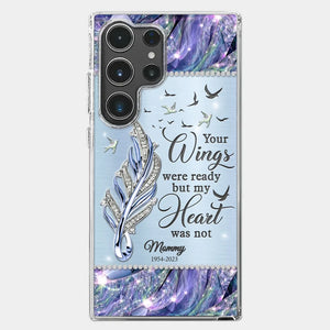 You'll Always Be In My Heart - Memorial Personalized Custom Clear Phone Case - Sympathy Gift For Family Members