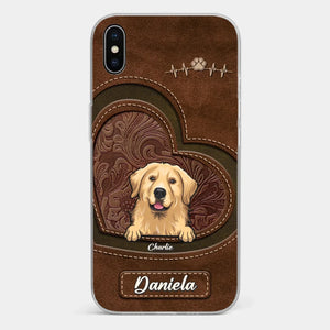 Life Is Better With Dogs - Dog Personalized Custom Clear Phone Case - Gift For Pet Owners, Pet Lovers