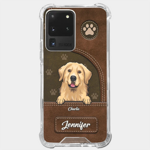 A Dog Wags Its Tail With Its Heart - Dog Personalized Custom Clear Phone Case - Gift For Pet Owners, Pet Lovers