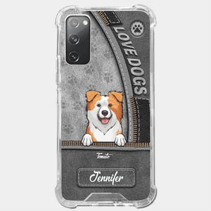 All You Need Is Love And A Dog - Dog Personalized Custom Clear Phone Case - Gift For Pet Owners, Pet Lovers