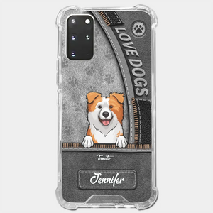 All You Need Is Love And A Dog - Dog Personalized Custom Clear Phone Case - Gift For Pet Owners, Pet Lovers