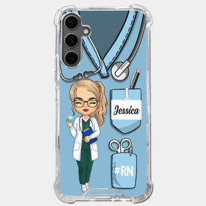 Be The Nurse You Would Want As A Patient - Nurse Personalized Custom Clear Phone Case - Appreciation, Thank You Gift, Nurse Life, Doctor Life