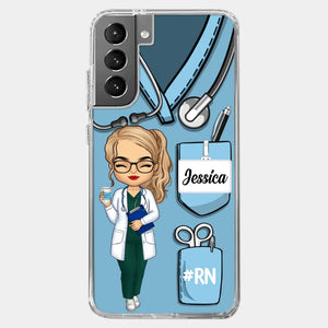 Be The Nurse You Would Want As A Patient - Nurse Personalized Custom Clear Phone Case - Appreciation, Thank You Gift, Nurse Life, Doctor Life